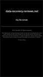 Mobile Screenshot of data-recovery-reviews.net
